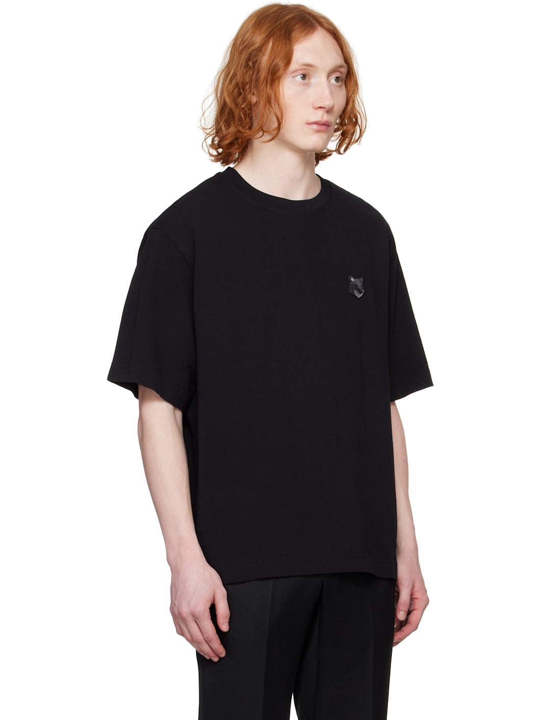 Black Bold Fox Head Patch Comfort Polo - 2