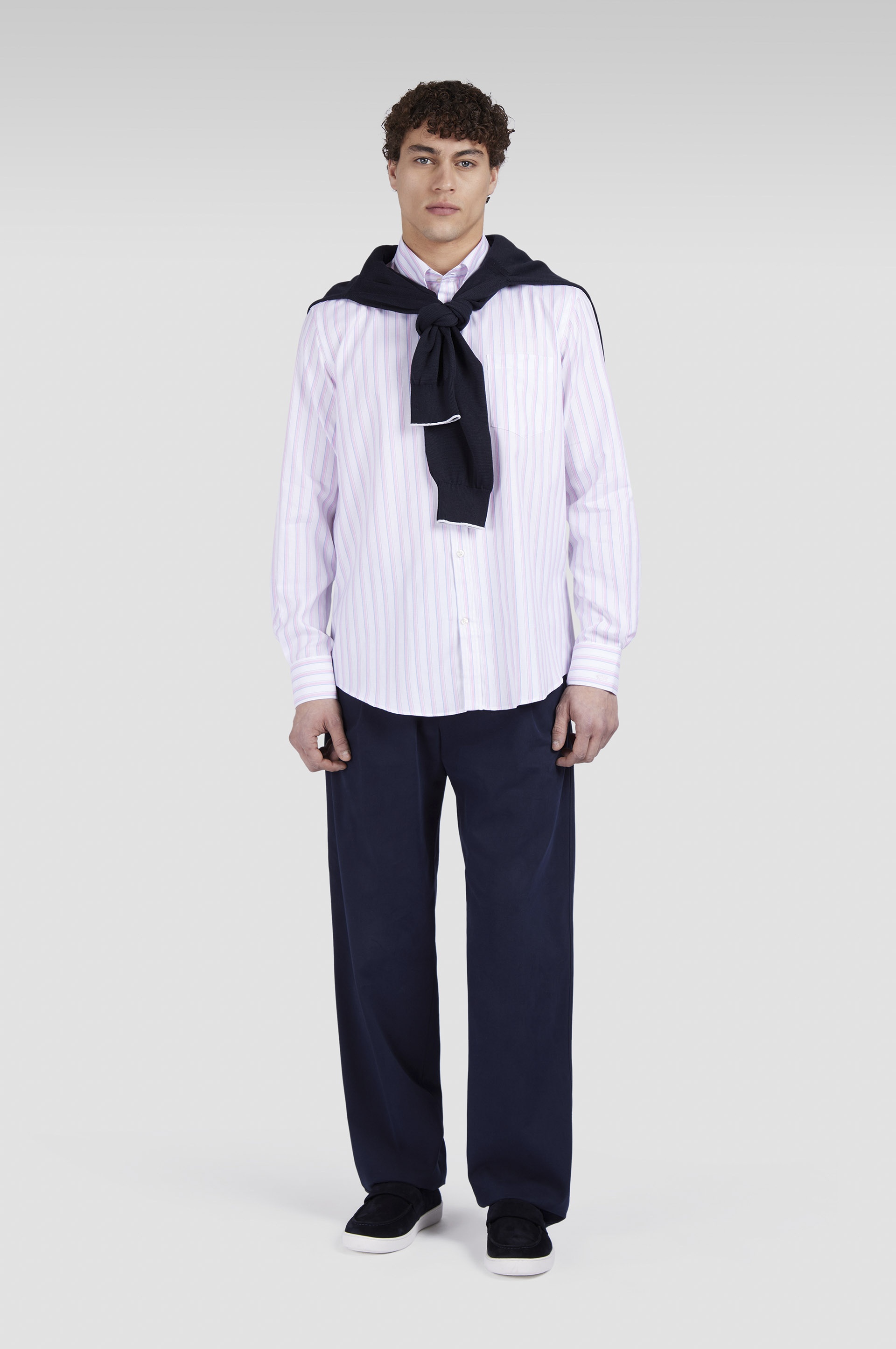 X-SOFT SHIRT WITH MULTICOLOR STRIPED PATTERN - 2