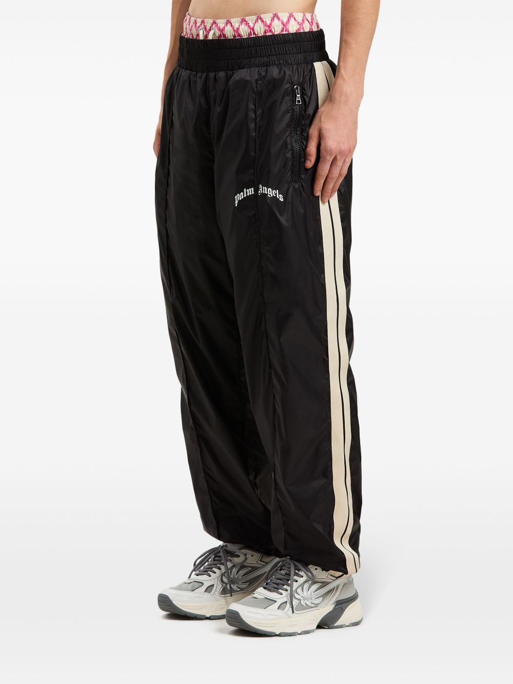 curved-logo track pants - 4