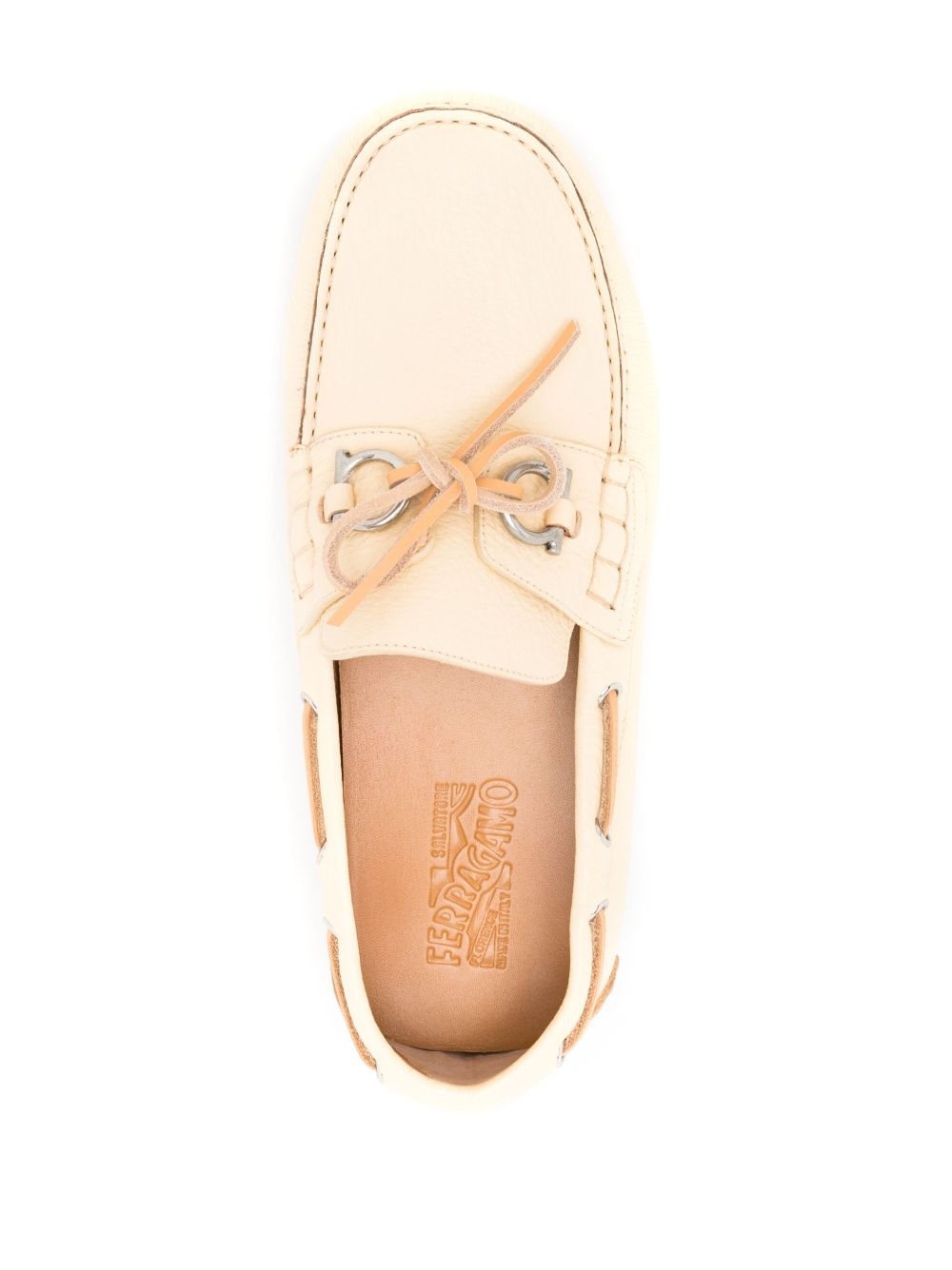 Injected Rock leather loafers - 4