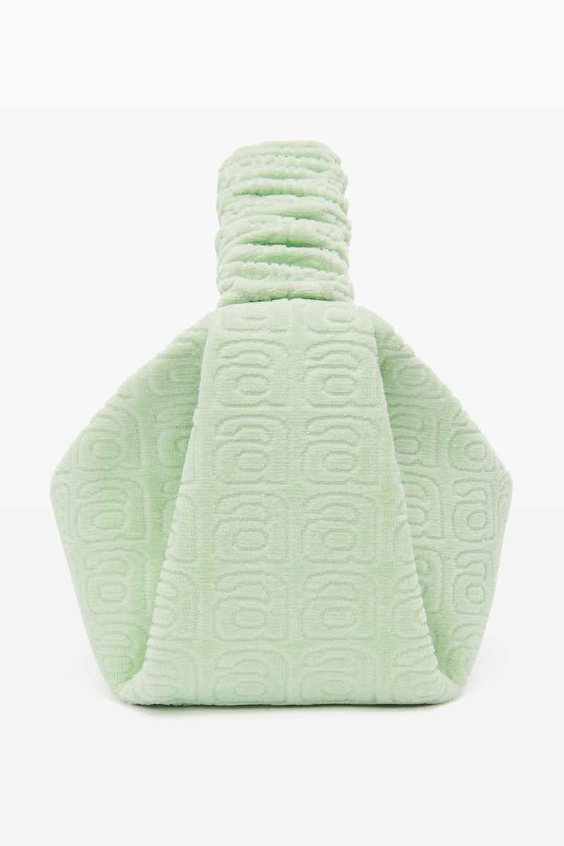 SCRUNCHIE SMALL BAG IN JACQUARD VELOUR 4