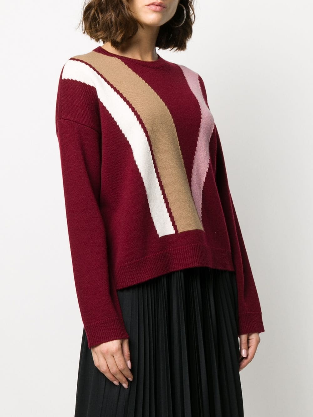 intarsia virgin wool jumper - 3