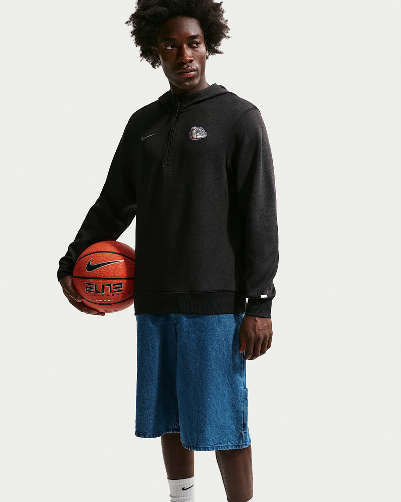 Gonzaga Bulldogs Nike NCAA Men's Basketball Coaches' Pullover Hoodie 3