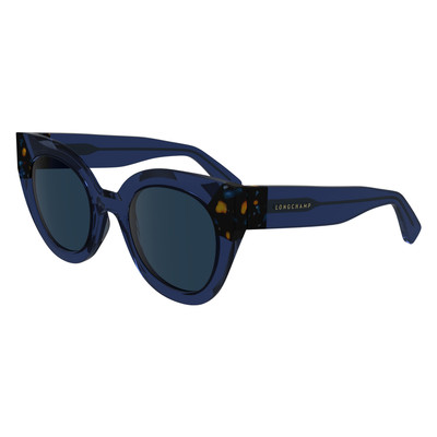 Longchamp Sunglasses Blue Havana - OTHER outlook