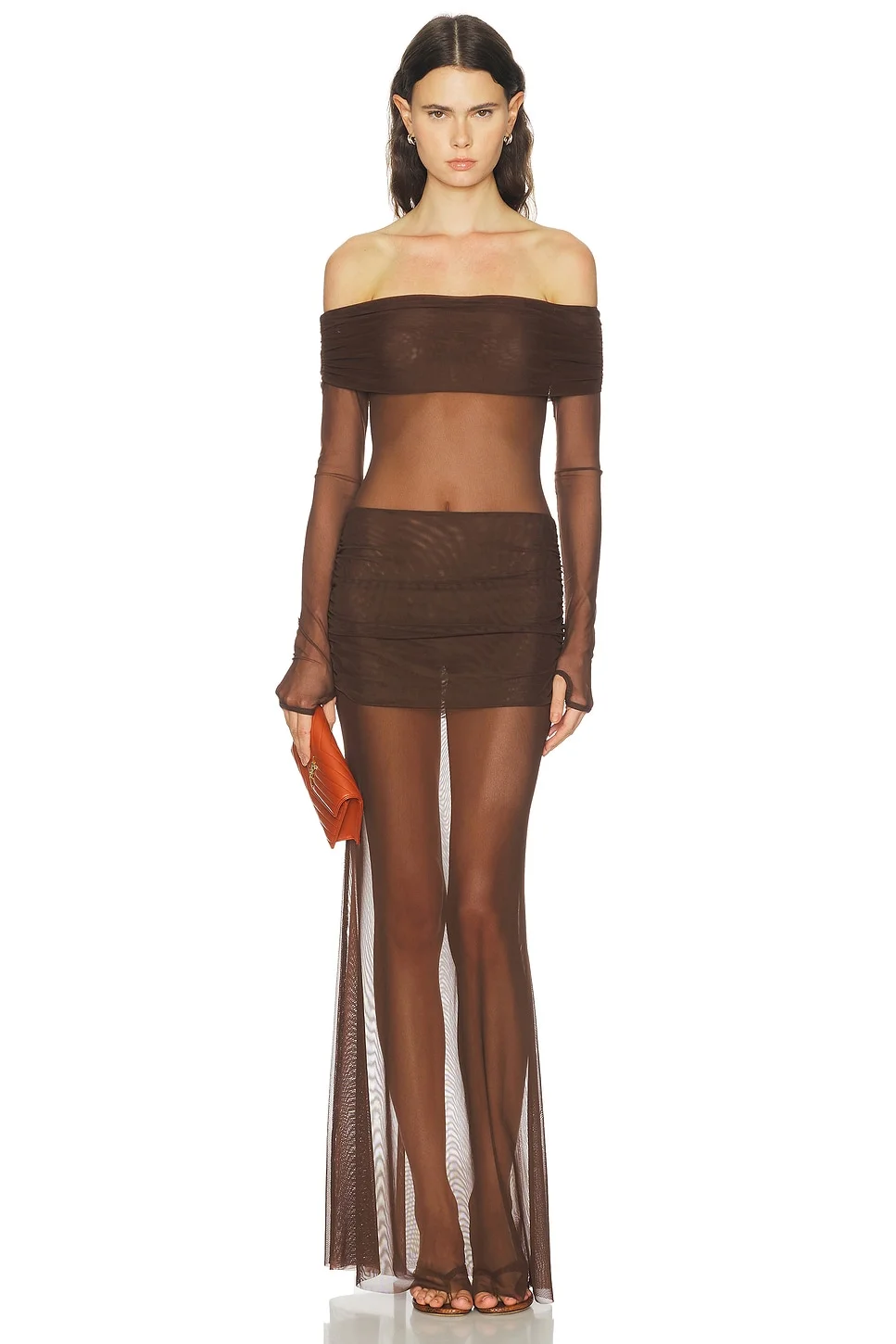 Lena Maxi Dress in Decadent Chocolate - 1