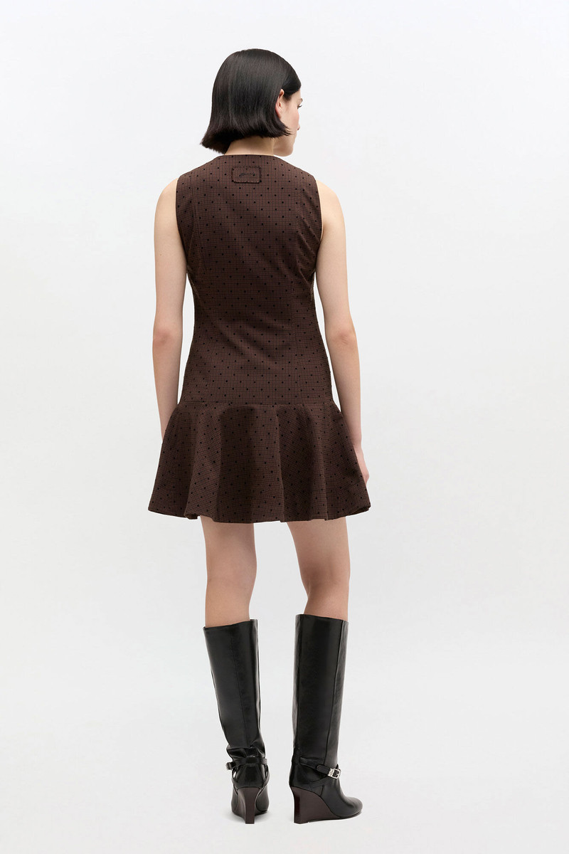 FLOCK CHECK SUITING DRESS 3