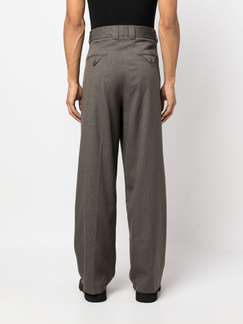 wide-leg tailored trousers - 4