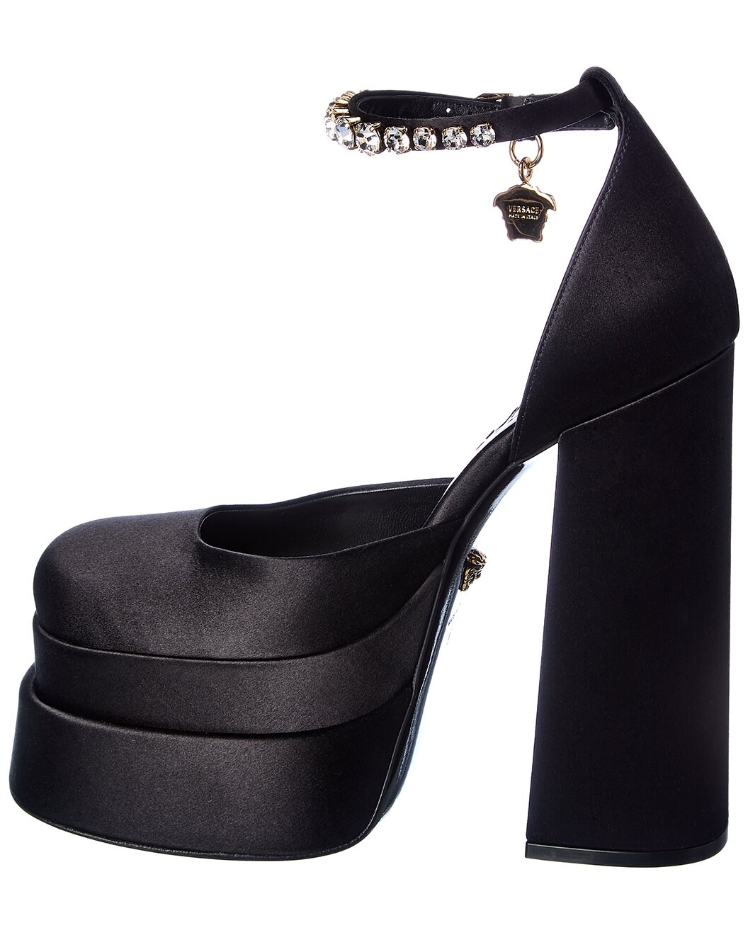 Versace Medusa Satin Platform Pump - 2