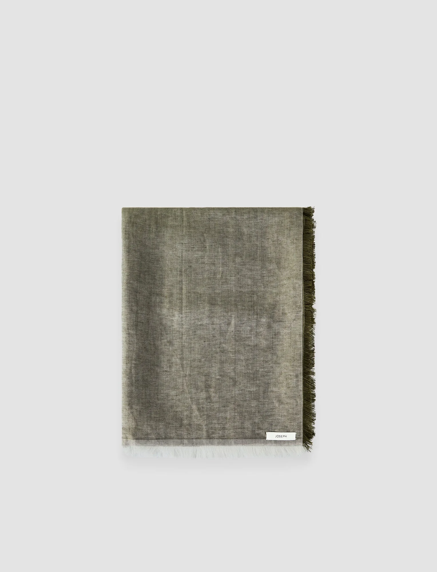 Fern Linen Blend Scarf - 1