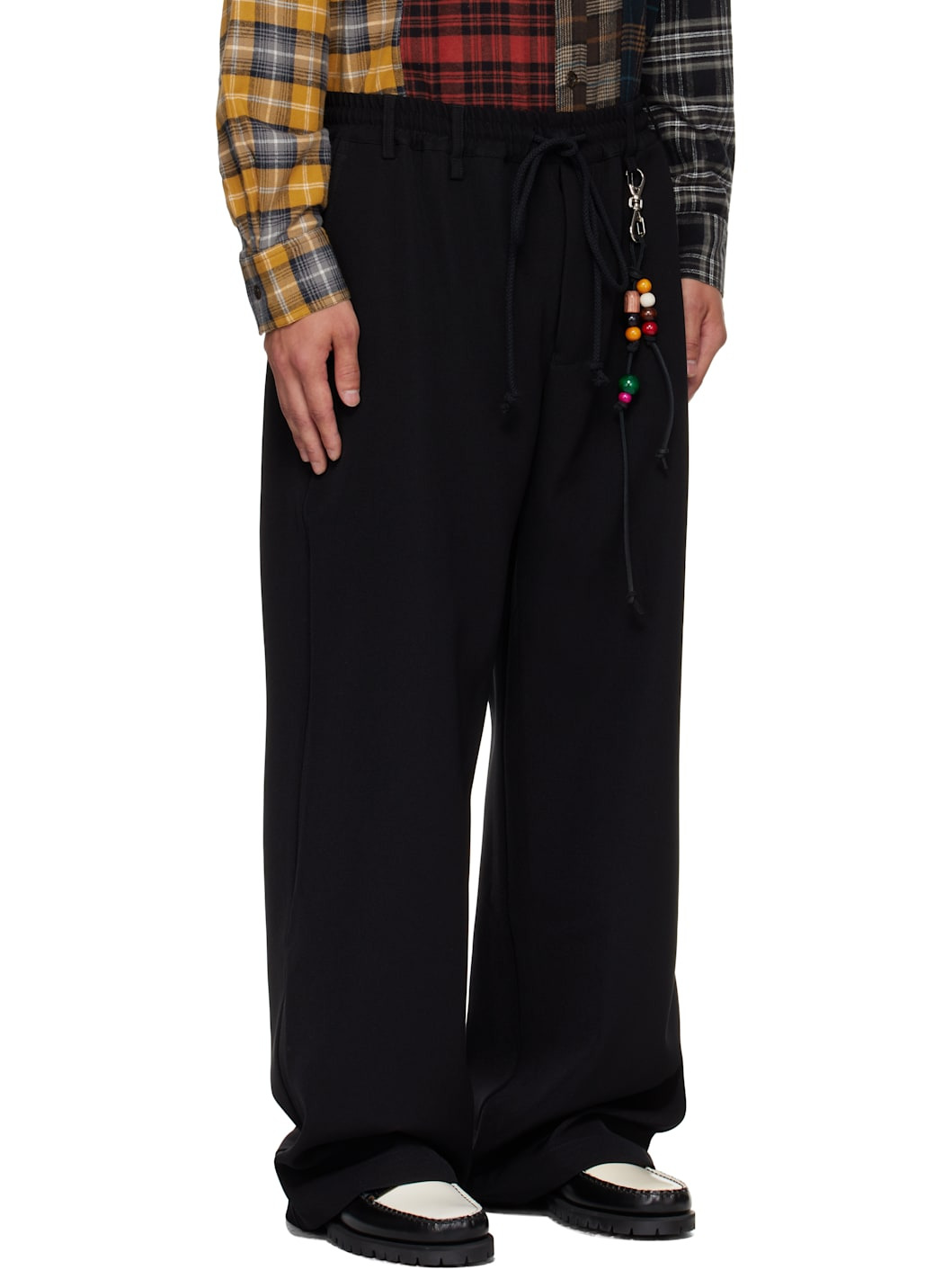 Black Gab Relaxed Lounge Trousers - 2