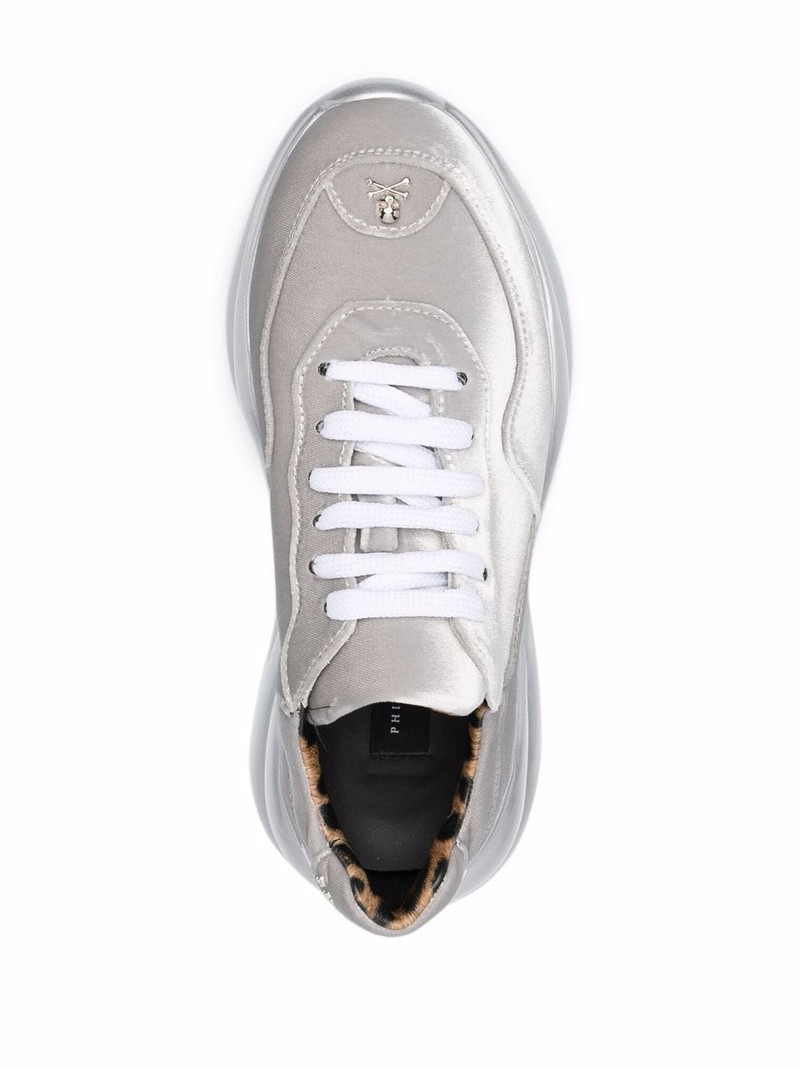 Velvet Runner metallic-effect sneakers 4