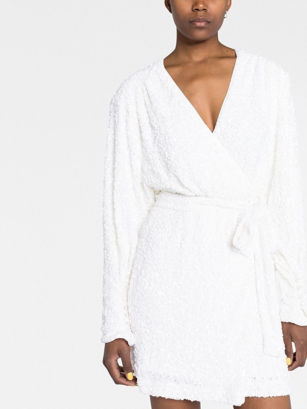 Samantha sequin wrap dress - 5