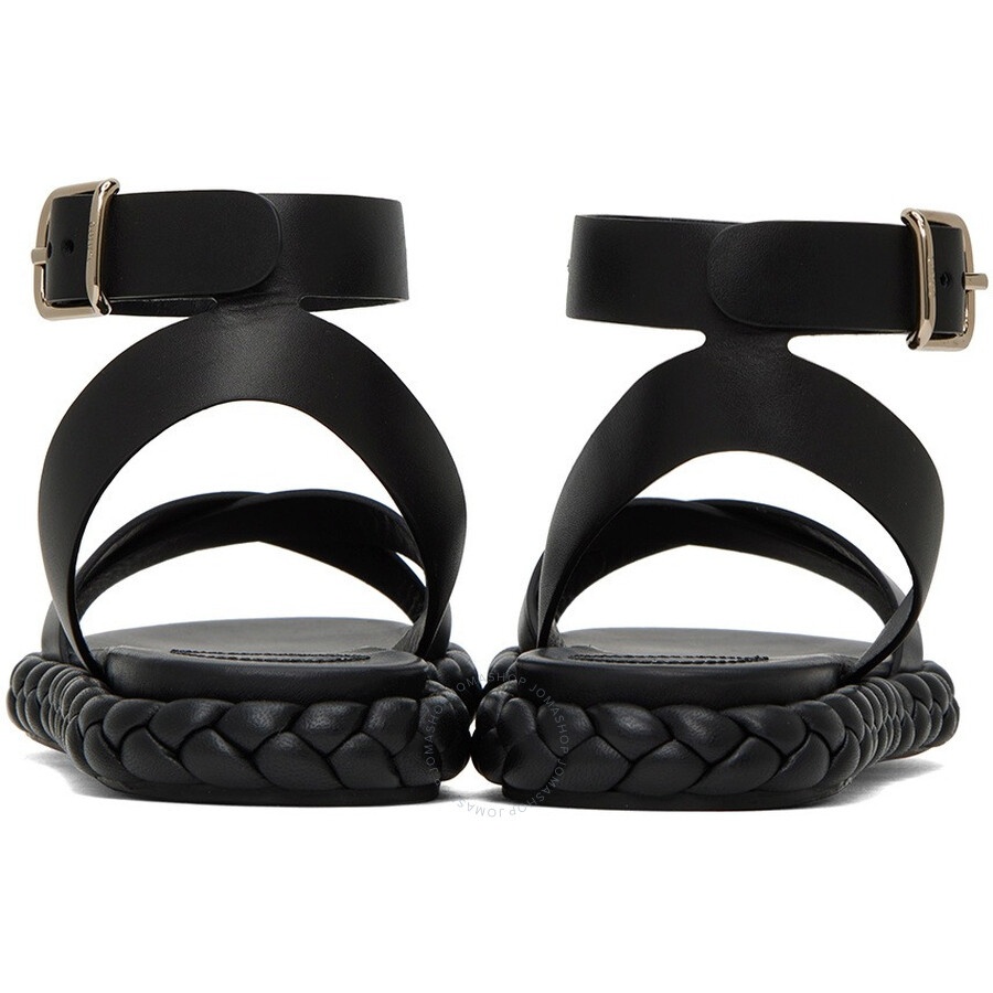 Chloe Braided Leather Pip Sandals - 3