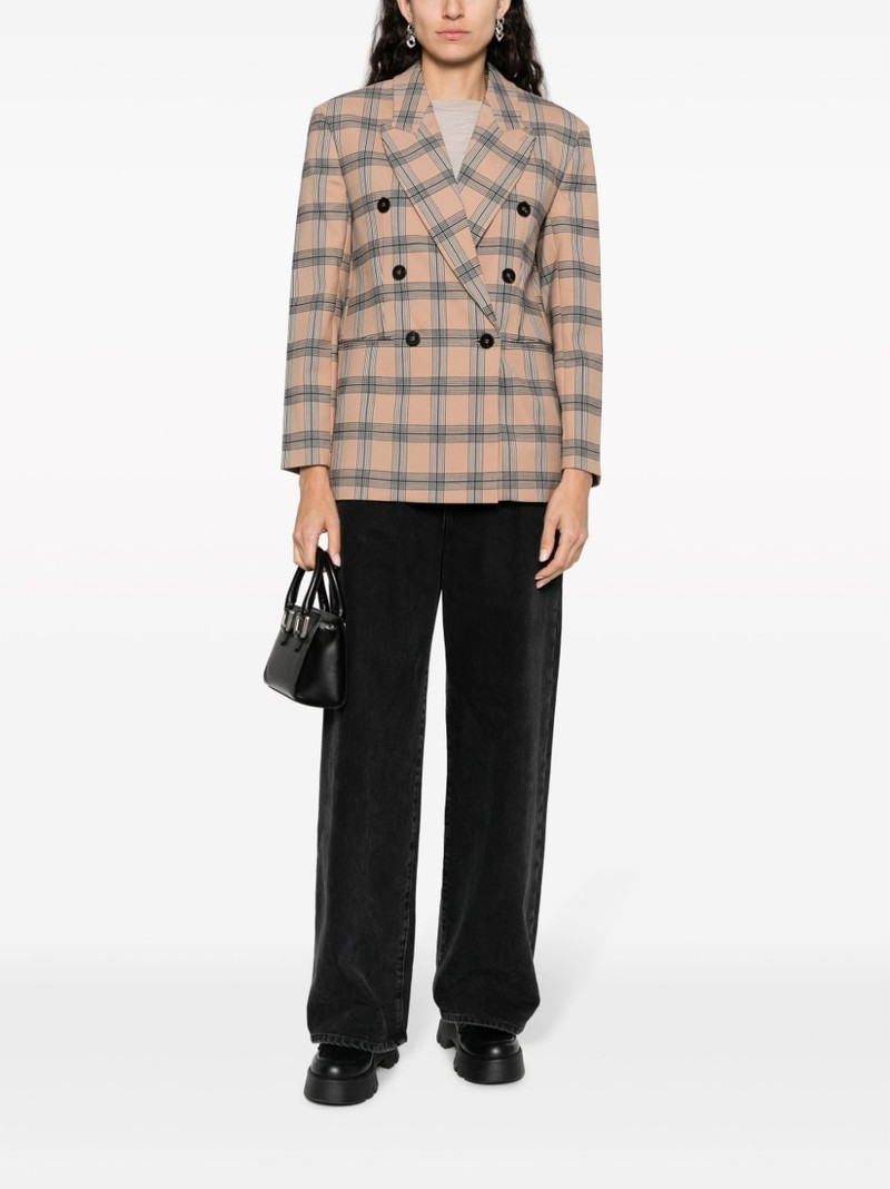 Zimmermann Luminosity checked double-breasted blazer outlook