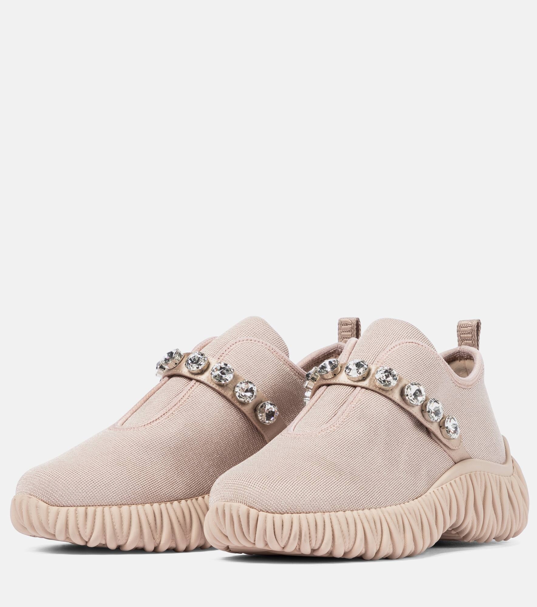 Embellished slip-on sneakers - 5