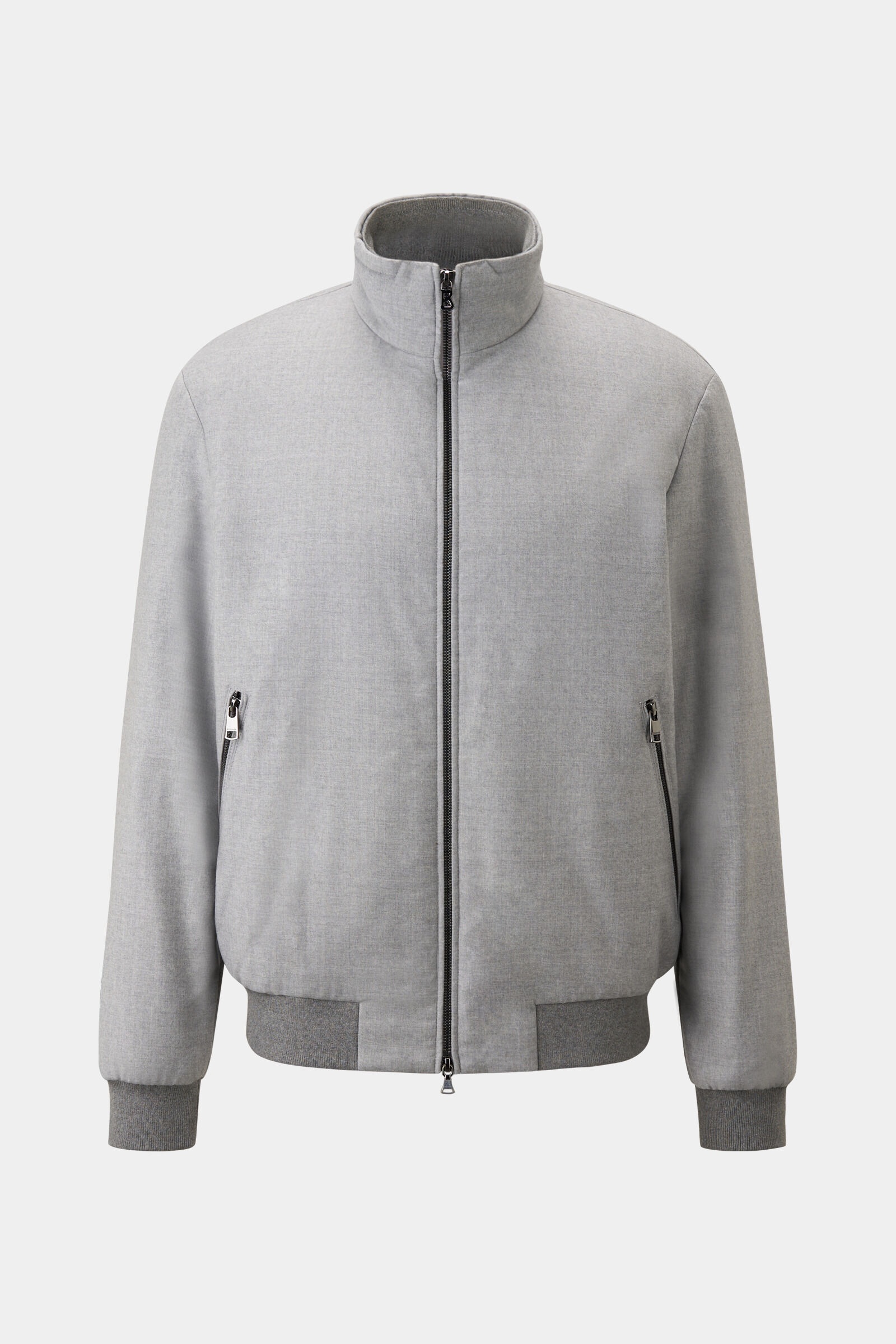 Yoris Flannel blouson in Light gray - 1