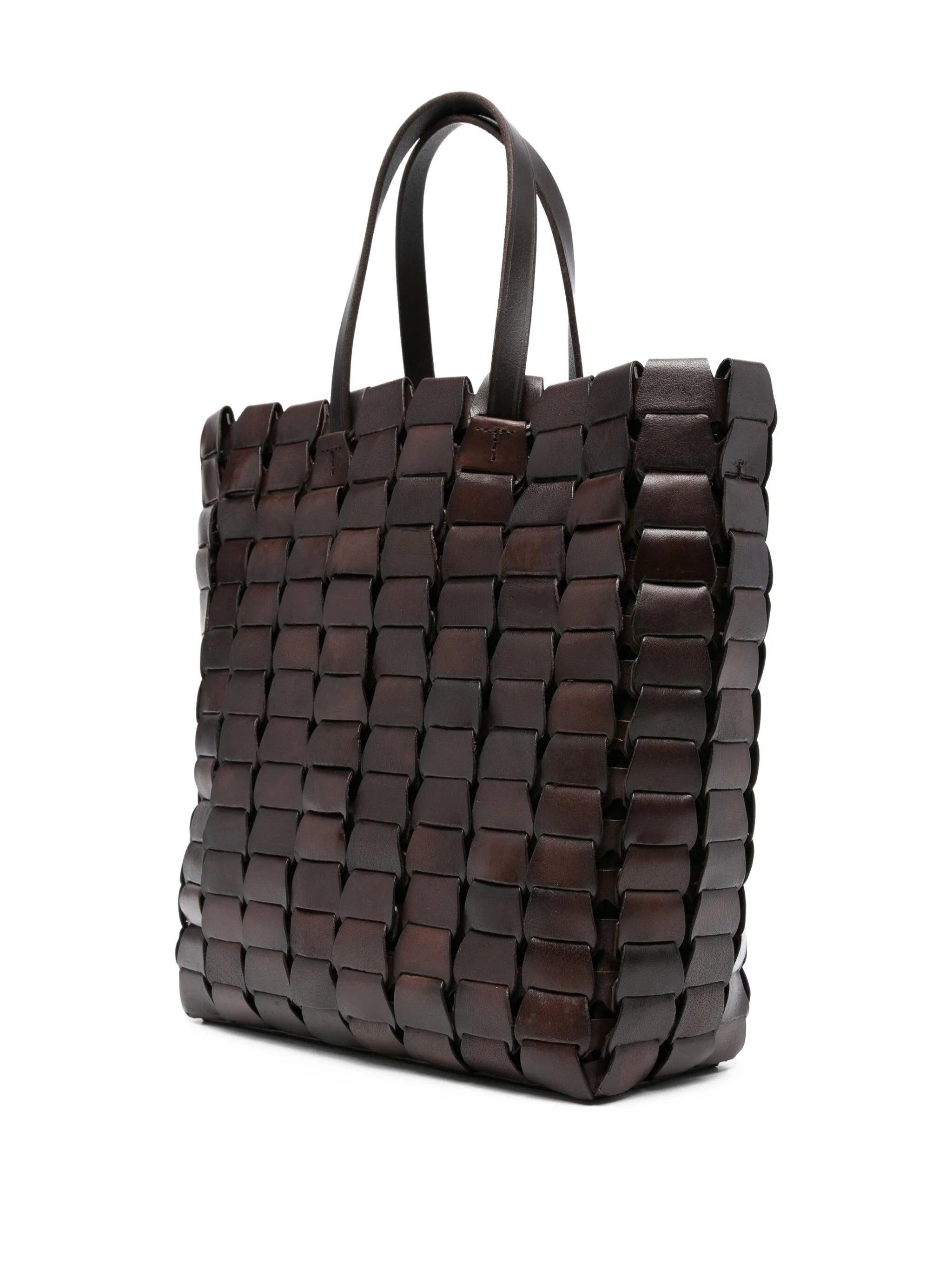 Dragon Diffusion Leather Woven Tote Bag - 4