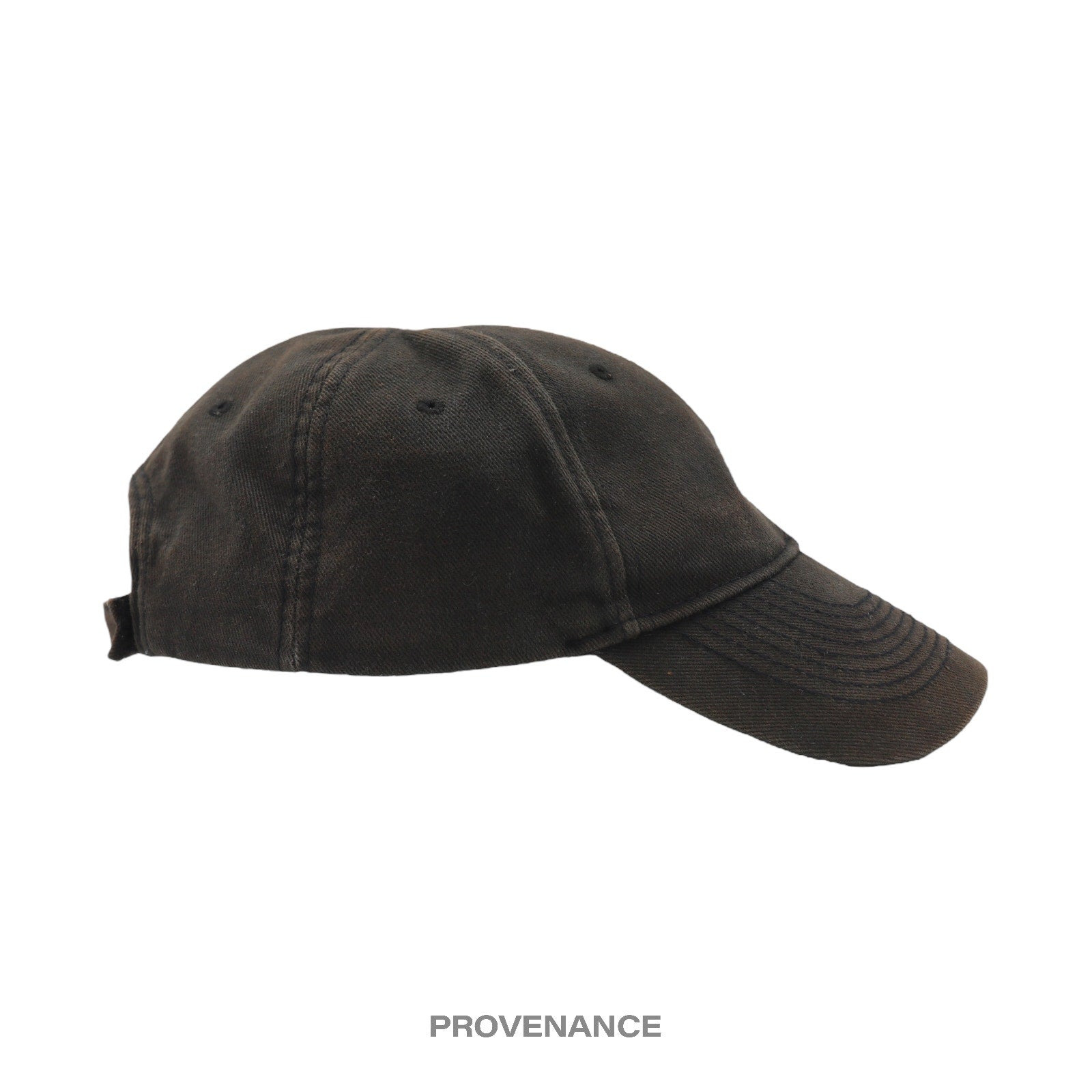 Balenciaga BB Europe Embroidered Cap - Washed Black - 5