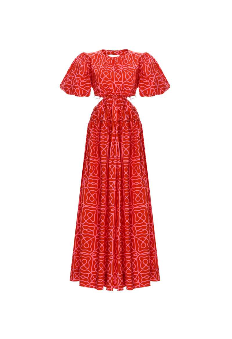 Samba Ipanema Escarlata Maxi Dress 1
