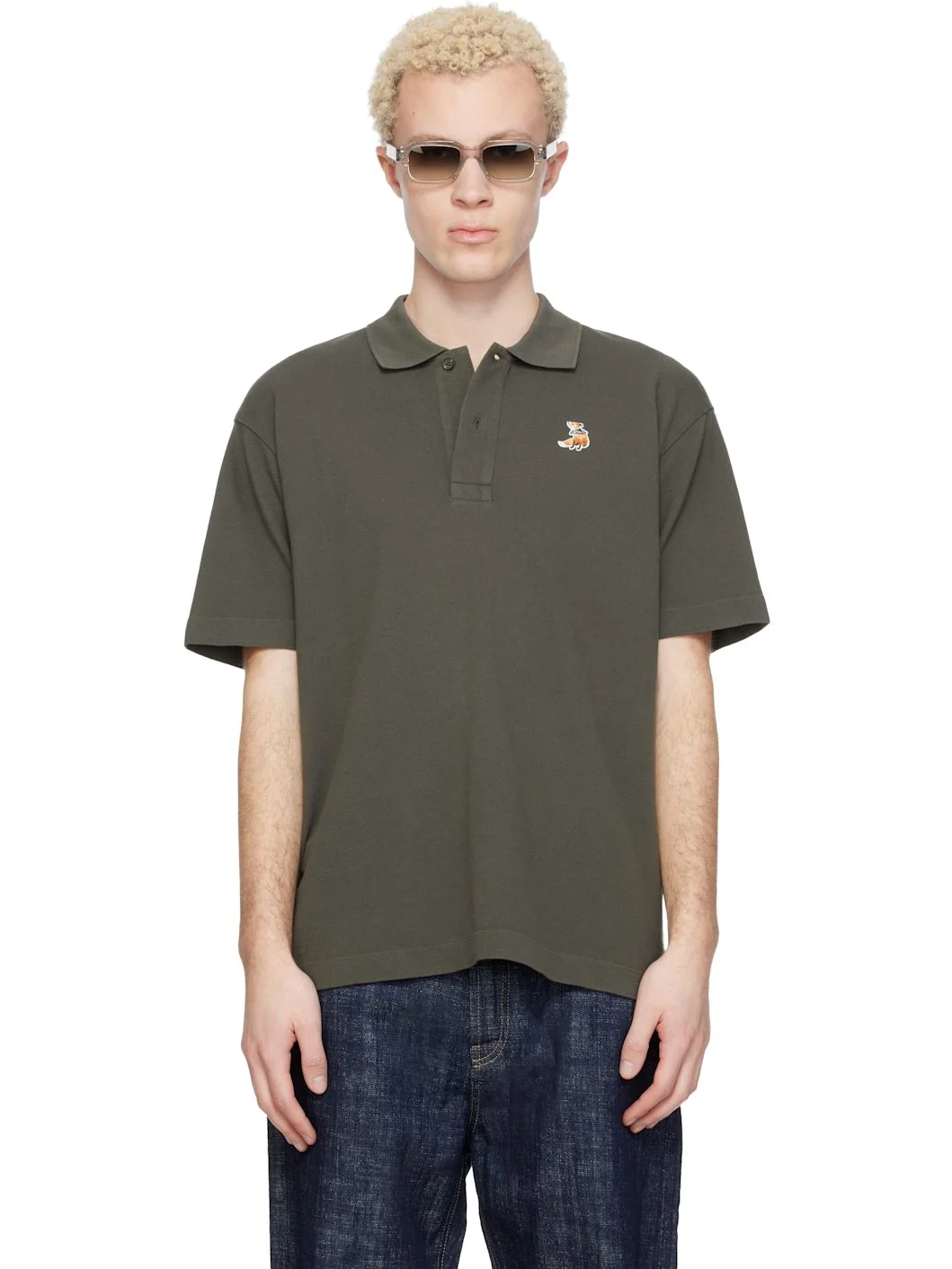 Brown Dreaming Fox Comfort Polo - 1