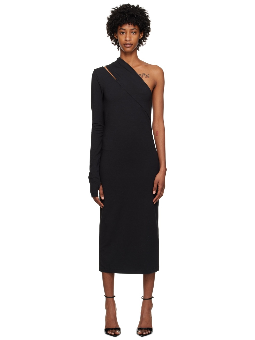 SSENSE Exclusive Black Midi Dress - 1