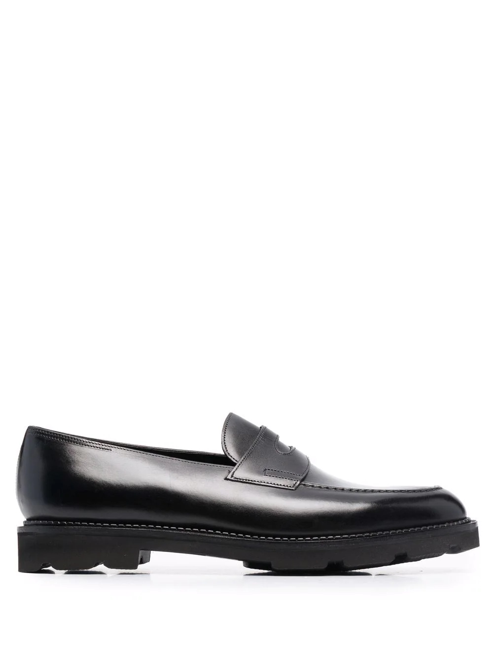 slip-on leather loafers - 1