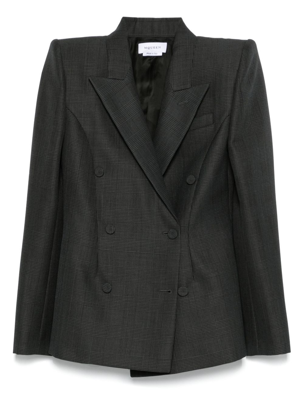 Prince of Wales double-breasted blazer - 1