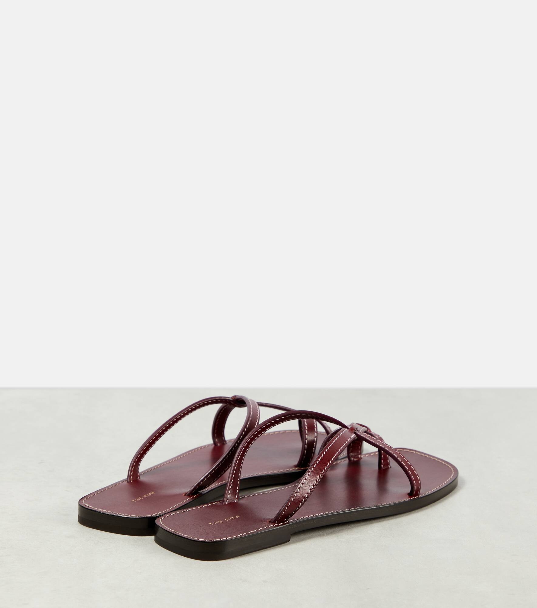 Link leather sandals - 3