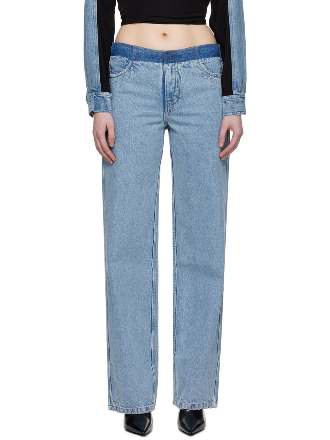 Indigo Deconstruct Jeans - 1