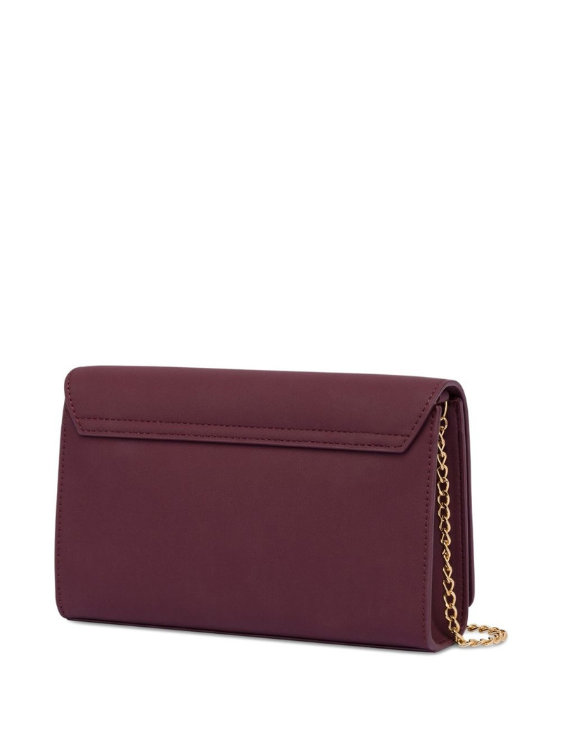 Moschino logo-lettering clutch bag outlook