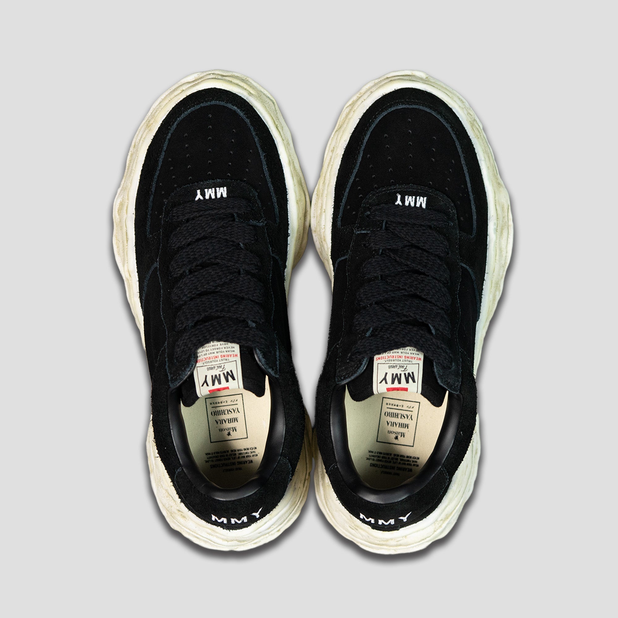 WAYNE OG SOLE SUEDE LOW-TOP SNEAKERS - 3