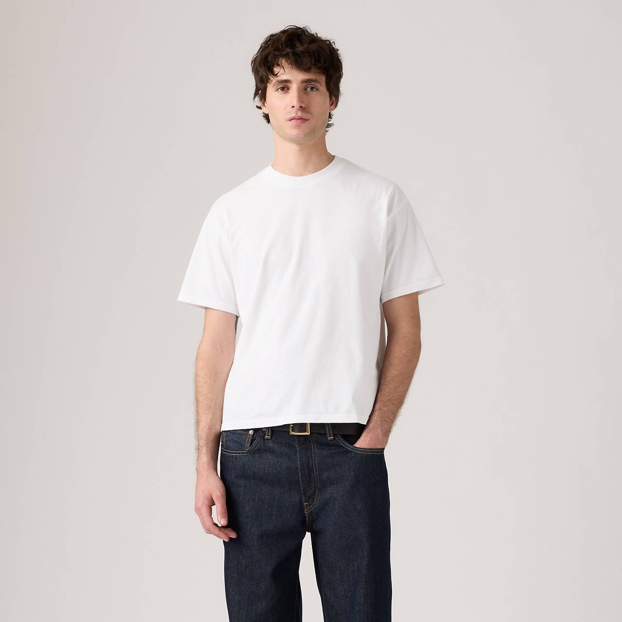 CROPPED SHORT SLEEVE T-SHIRT - 1