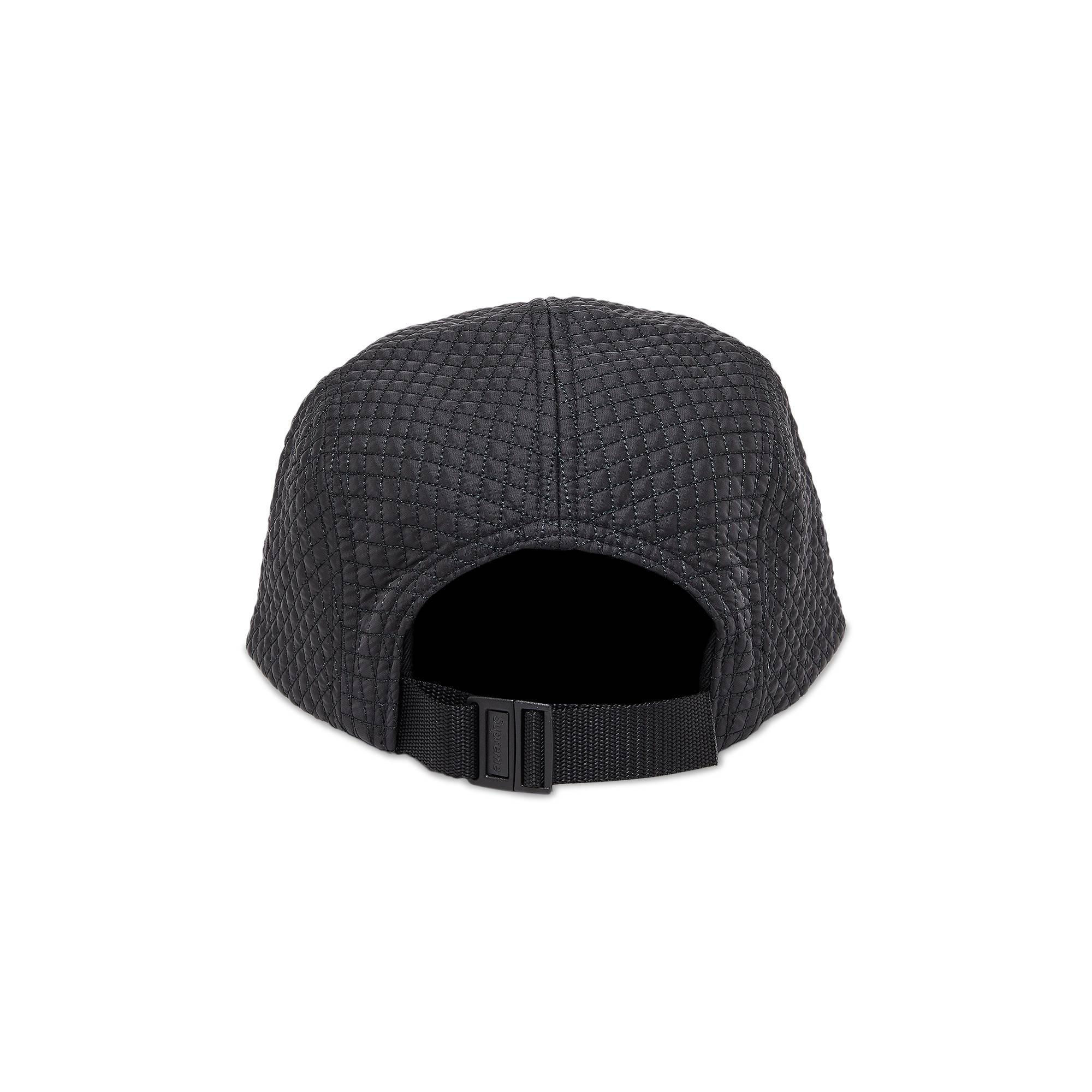 Supreme Micro Quilted Camp Cap 'Black' - 4