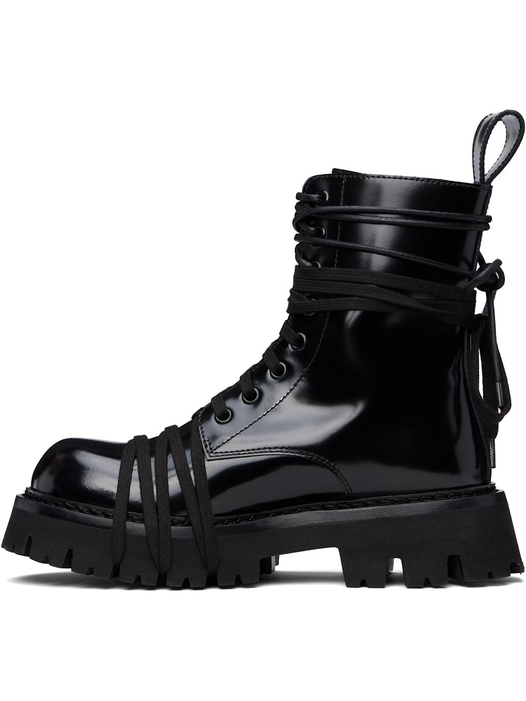 Black Biker Boots - 3