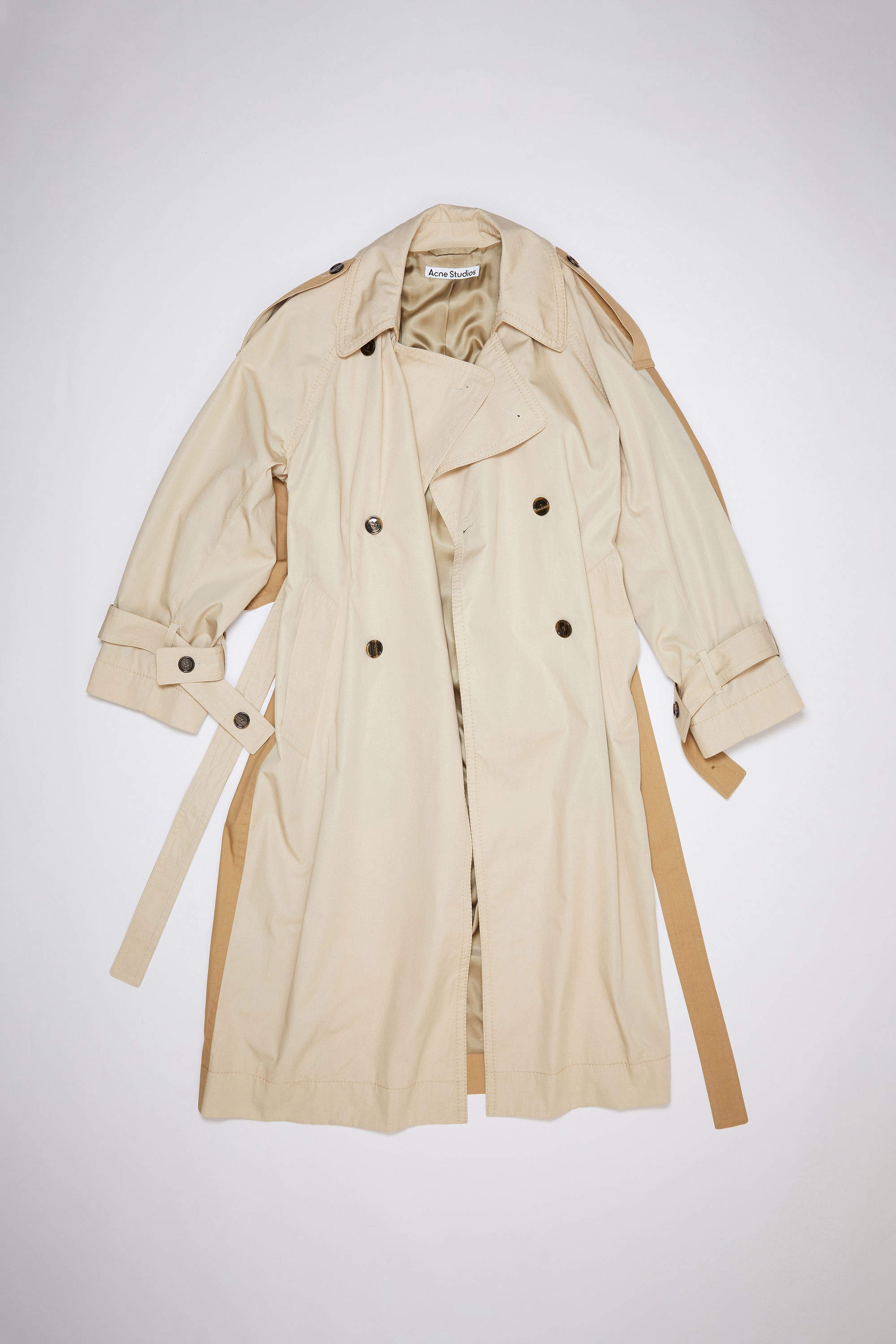 Cotton trench coat - Beige - 7