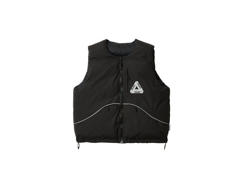 P-TECH REVERSIBLE PUFFA VEST BLACK - 1