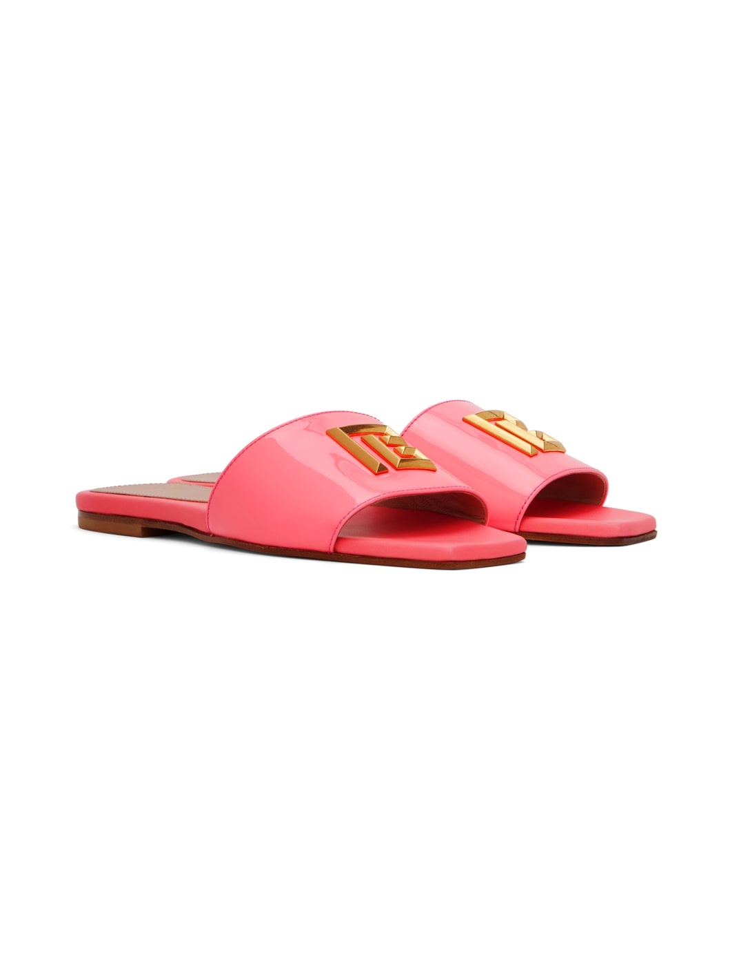 Pink Dafne Mules - 4