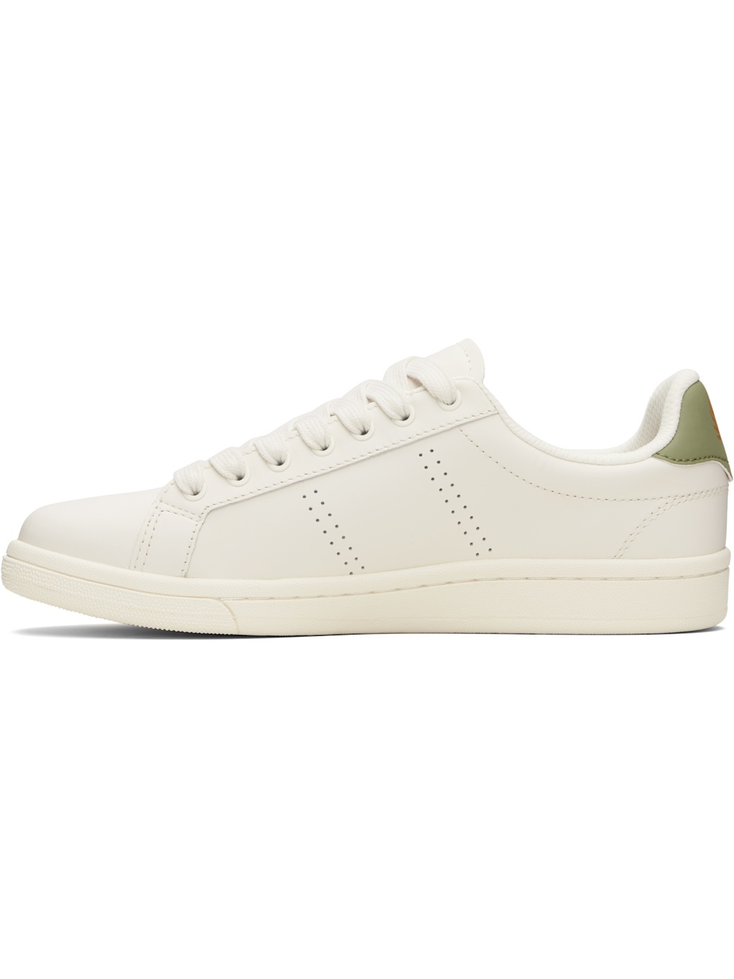 White B721 Leather Sneakers - 3