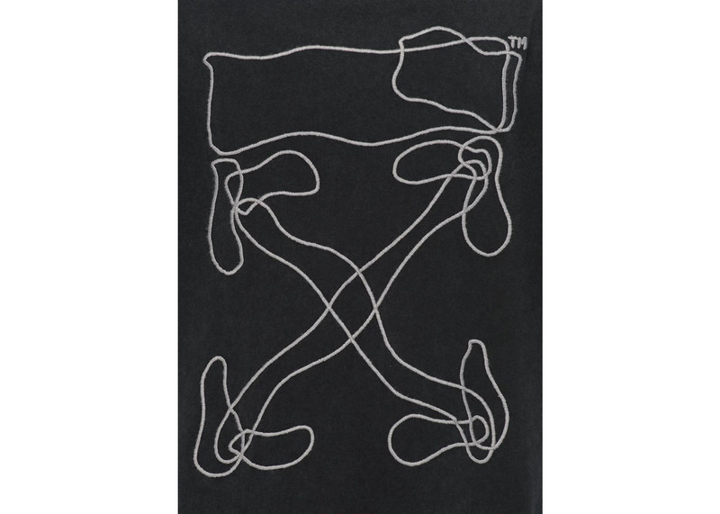 Off-White OFF-WHITE Oversized Abstract Arrows Embroidered T-Shirt Black/White outlook