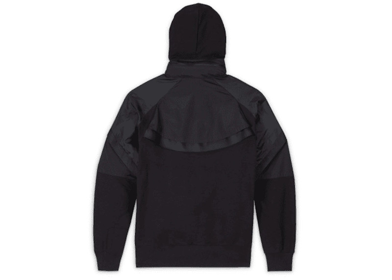 Nike Nike x Sacai Full Zip Hoodie Black outlook