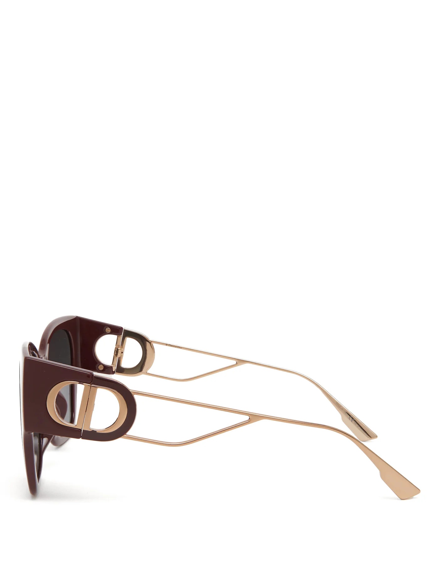 30Montaigne1 rectangular acetate sunglasses - 3