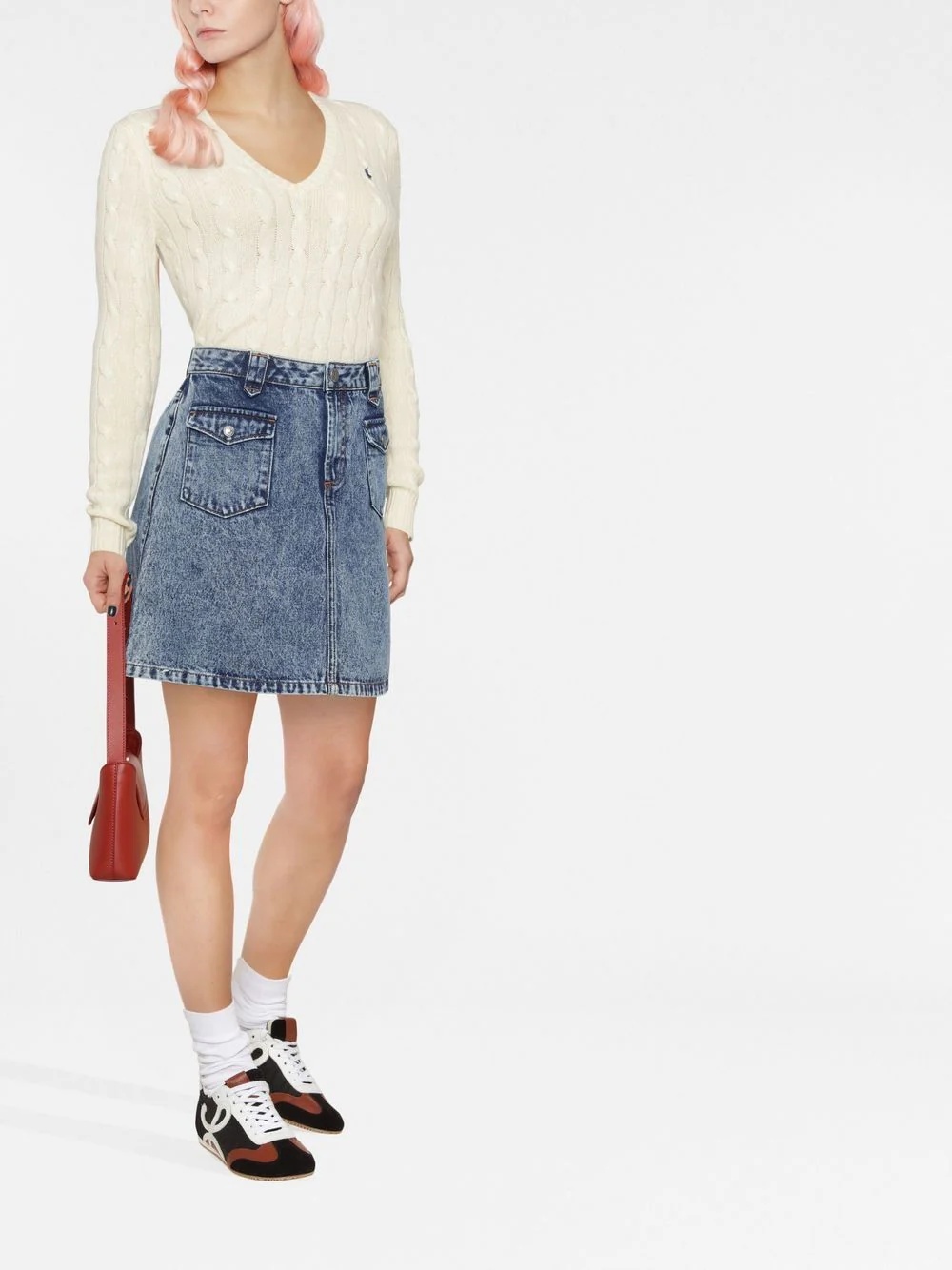 Manue denim mini skirt - 2