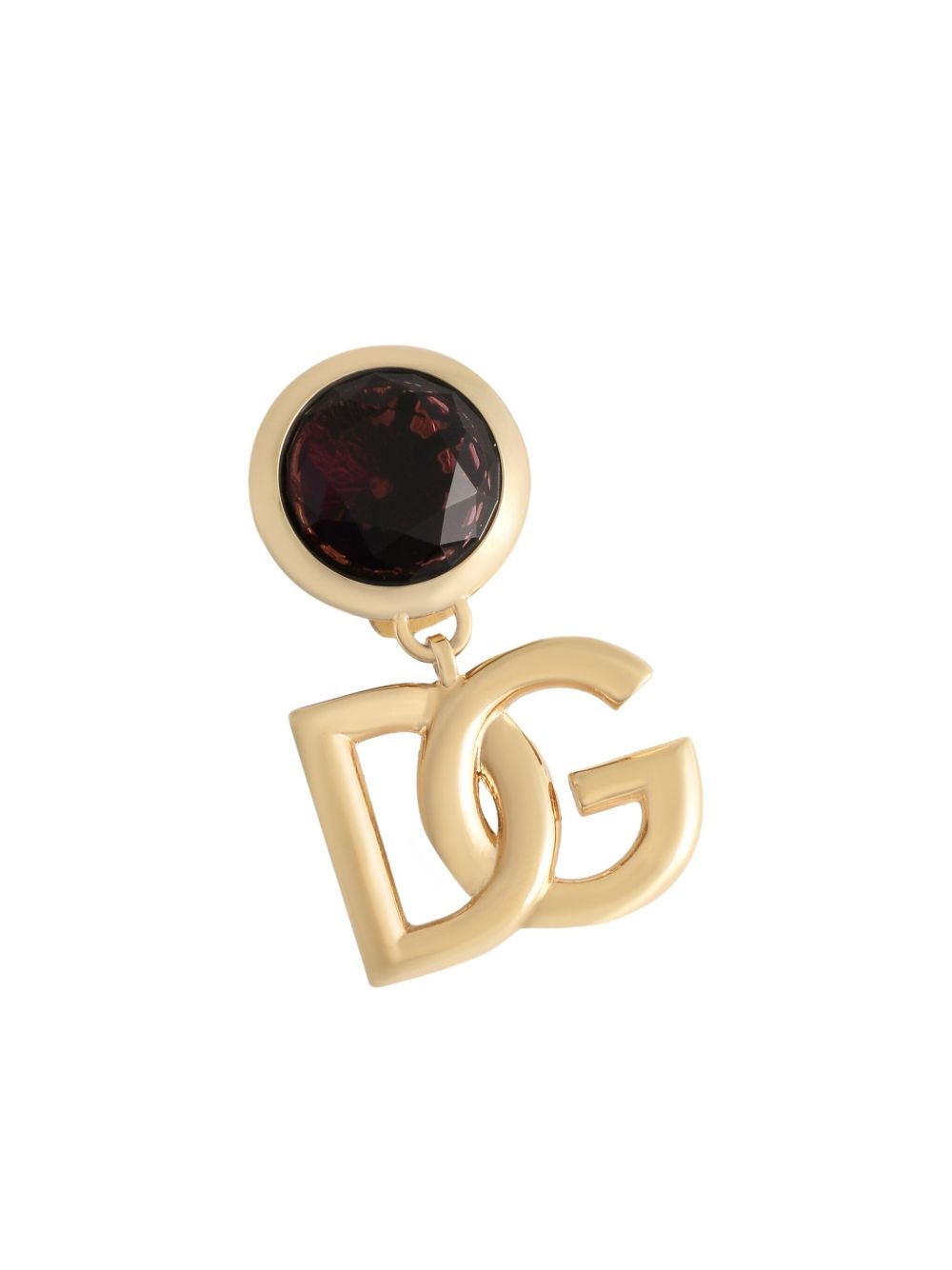 logo-plaque earrings - 3