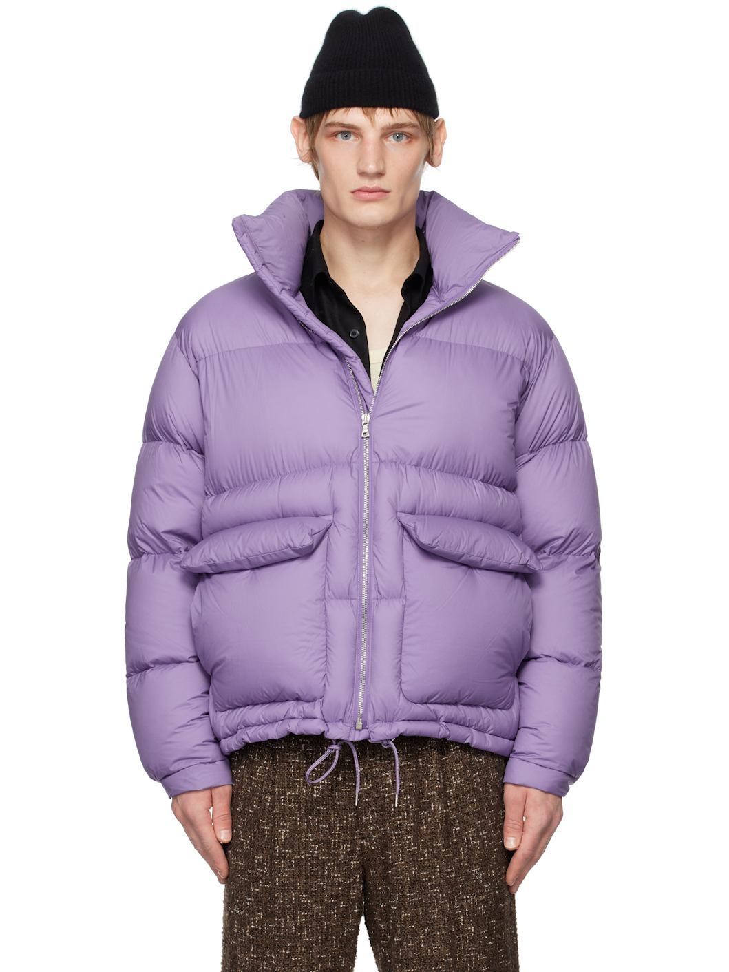 Auralee NYLON DOWN VEST PURPLE 4 JKPT STORE / SUPER LIGHT NYLON