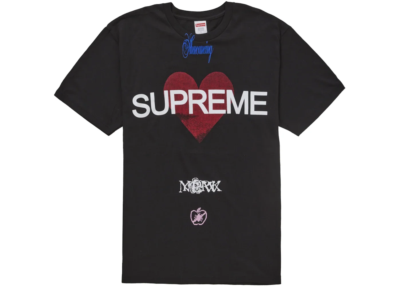 Supreme Announcing Tee Black - 1