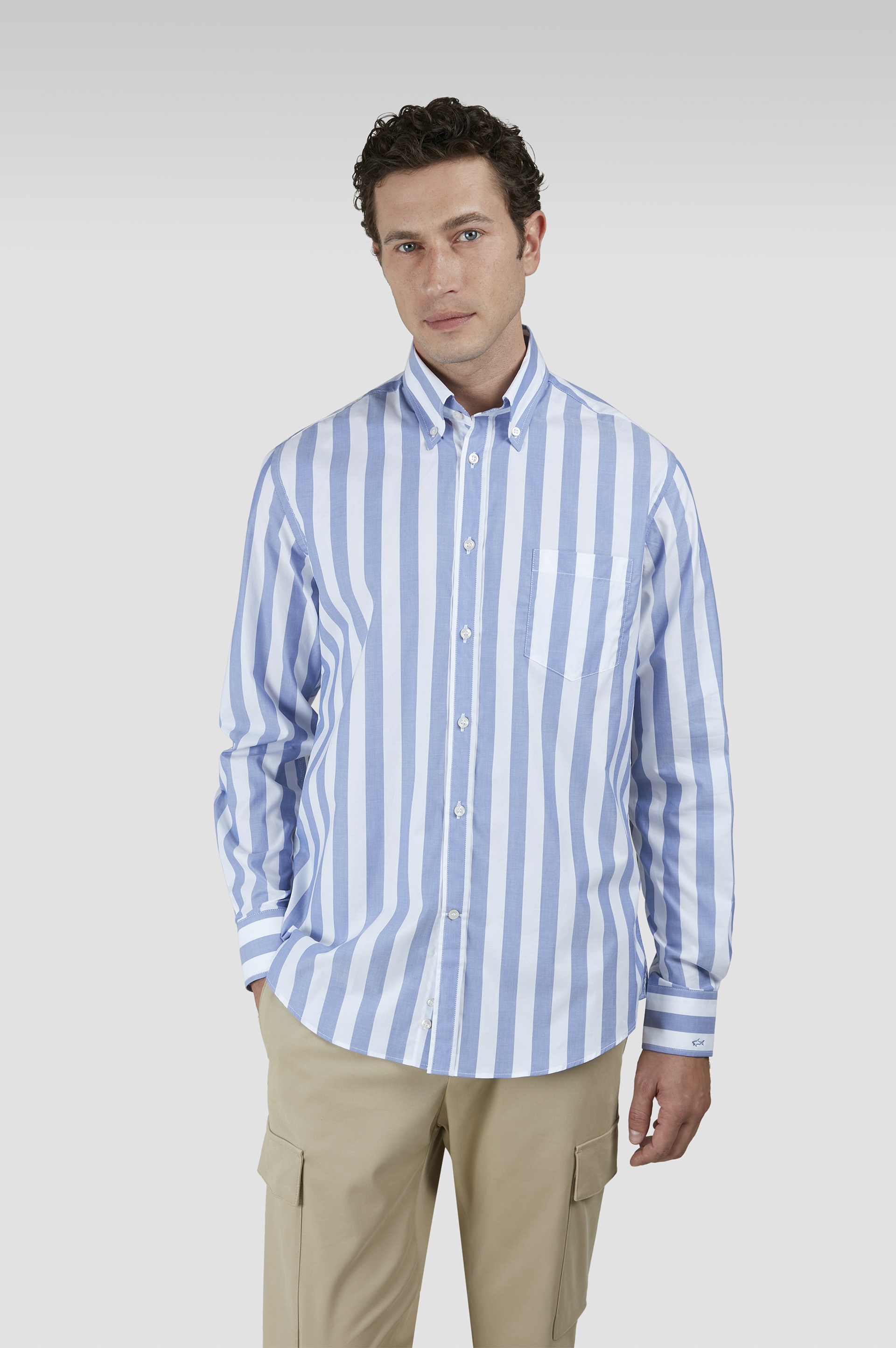 PREMIUM SHIRT WITH OVERSIZED STRIPED PATTERN - 6