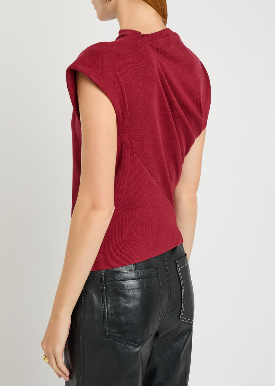 Vivienne Westwood Hebo Asymmetric Stretch-cotton top - 3