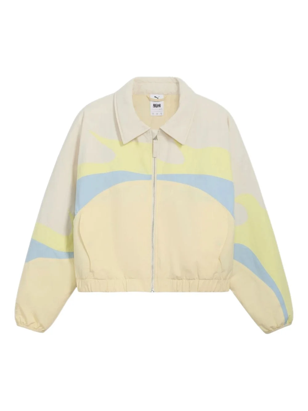 graphic zip jacket - 1