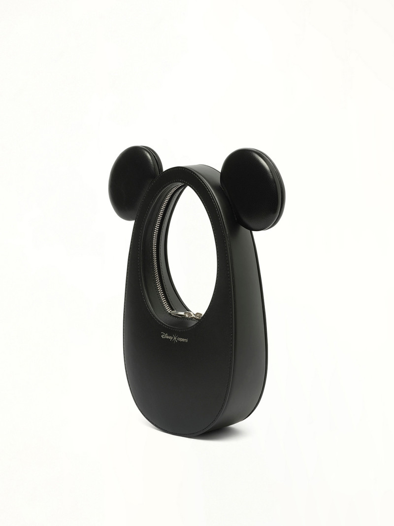 COPERNI Disney x Coperni Mickey Mini Swipe Bag in Black outlook