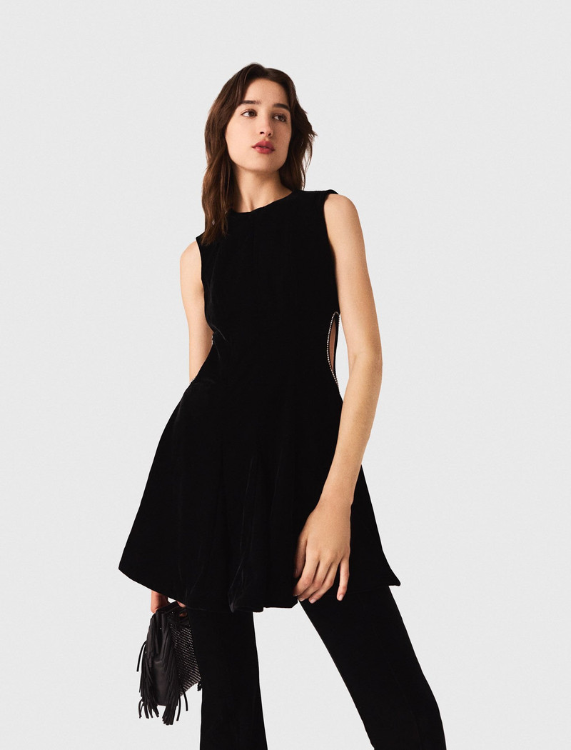 Mini velvet dress 5